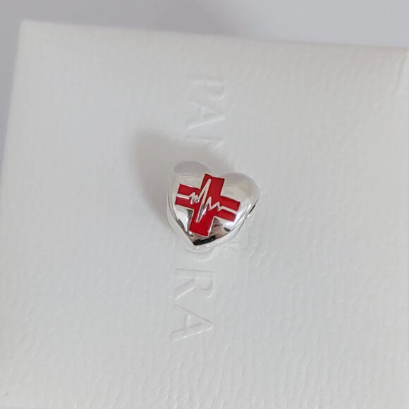 Pandora Nurse Exclusive Charm Bead S925 Sterling Silver with box - Picture 5 of 7